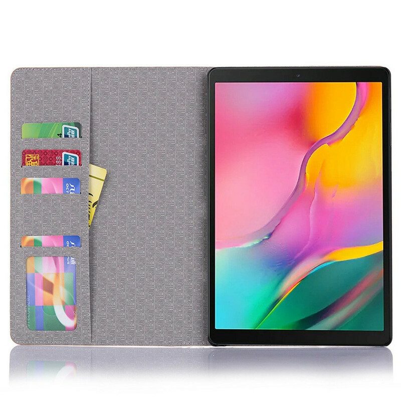 Cover voor Samsung Galaxy Tab A7 Lite Vintage Kaart