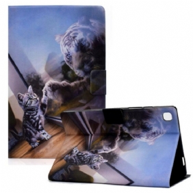 Flip Case voor Samsung Galaxy Tab A7 Lite Kittens Droom