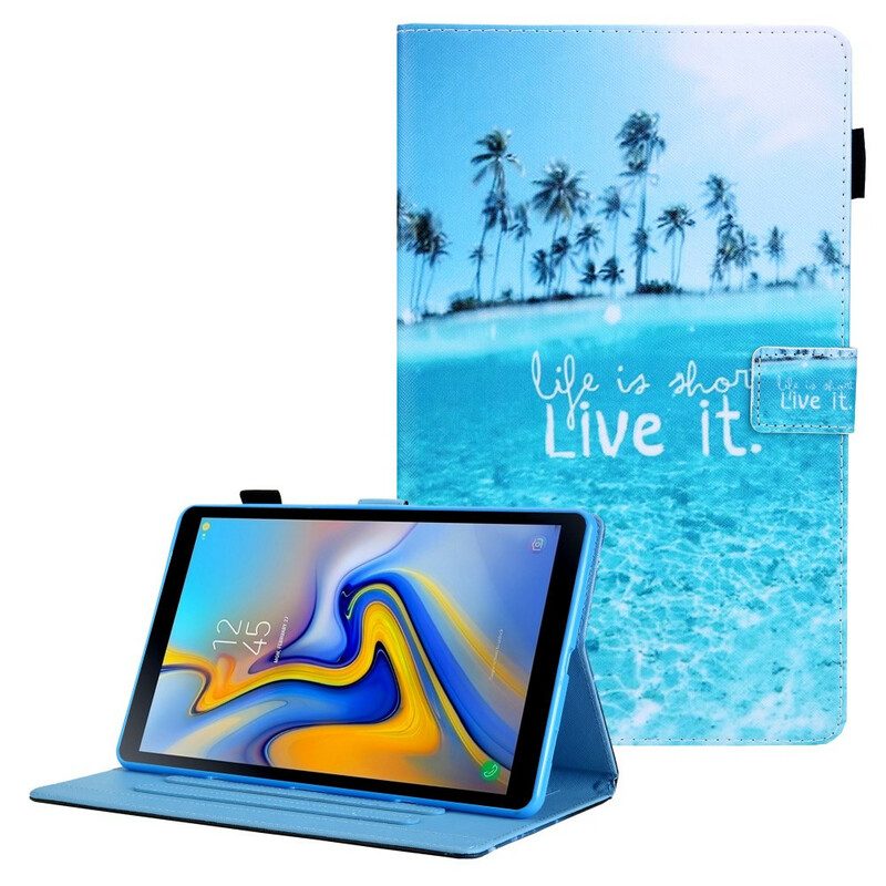 Flip Case voor Samsung Galaxy Tab A7 Lite Leef Het