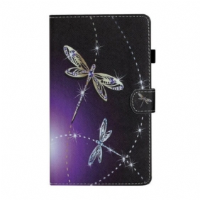Flip Case voor Samsung Galaxy Tab A7 Lite Libellen