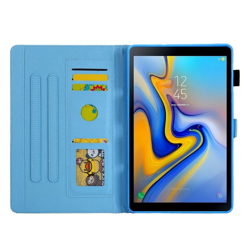 Flip Case voor Samsung Galaxy Tab A7 Lite Veelkleurige Boom