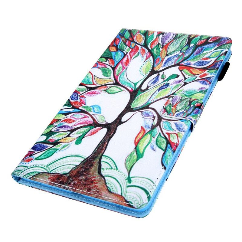 Flip Case voor Samsung Galaxy Tab A7 Lite Veelkleurige Boom