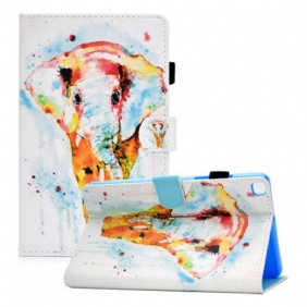 Folio-hoesje voor Samsung Galaxy Tab A7 Lite Aquarel Olifant