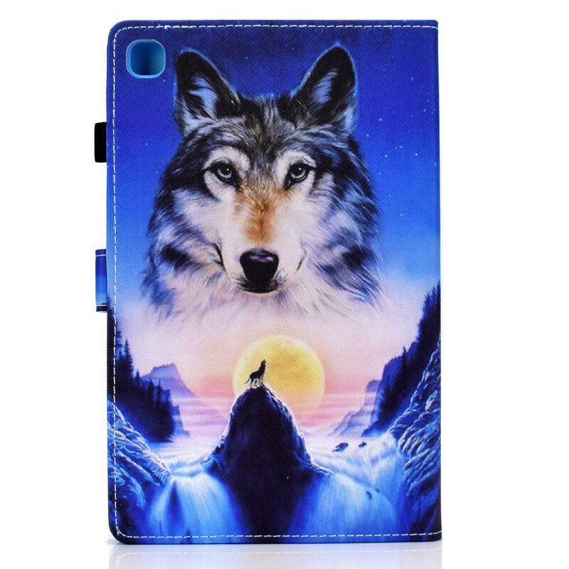 Folio-hoesje voor Samsung Galaxy Tab A7 Lite Berg Wolf