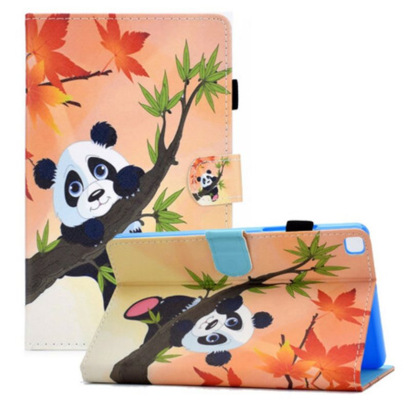 Folio-hoesje voor Samsung Galaxy Tab A7 Lite Leuke Panda