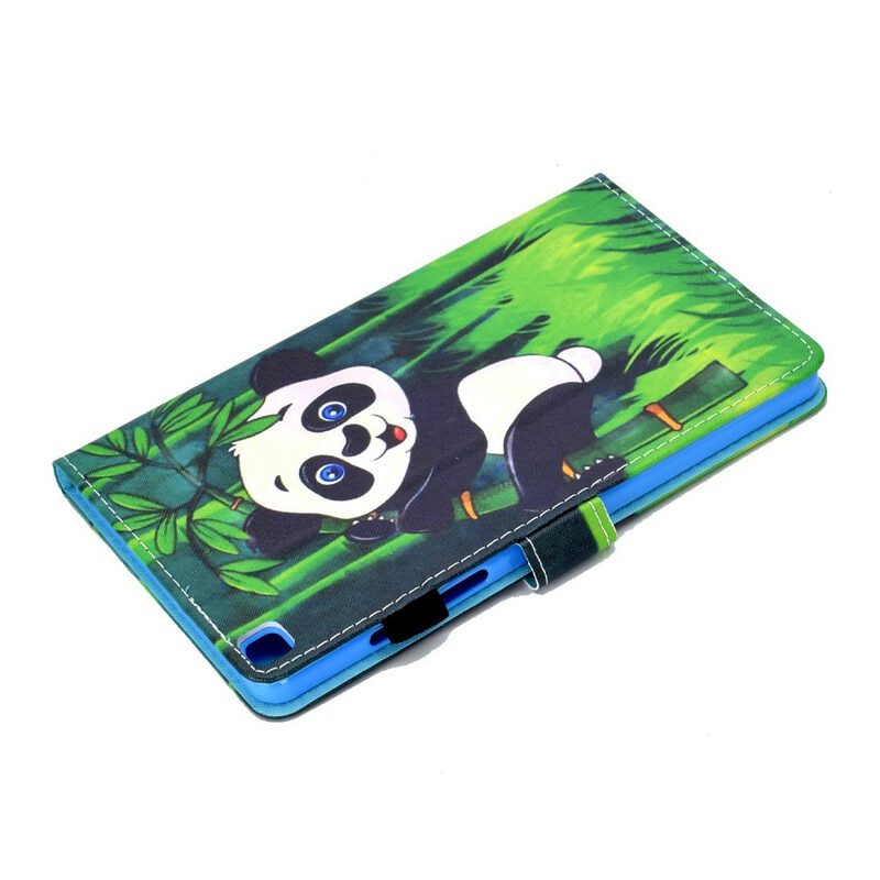 Leren Hoesje voor Samsung Galaxy Tab A7 Lite Panda