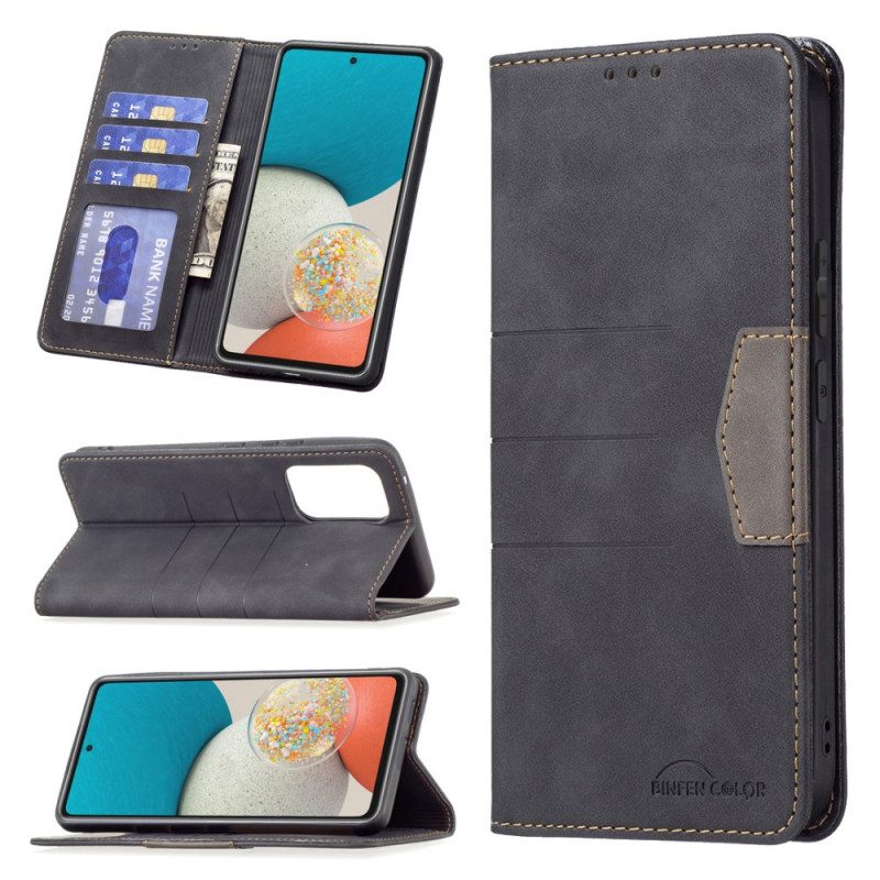 Bescherming Hoesje voor Samsung Galaxy A53 5G Folio-hoesje Binfen-kleur