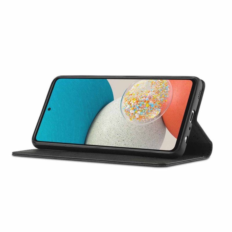 Bescherming Hoesje voor Samsung Galaxy A53 5G Folio-hoesje Lc.imeeke Ledereffect