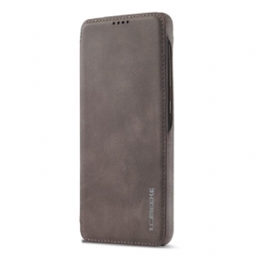 Bescherming Hoesje voor Samsung Galaxy A53 5G Folio-hoesje Lc.imeeke Ledereffect