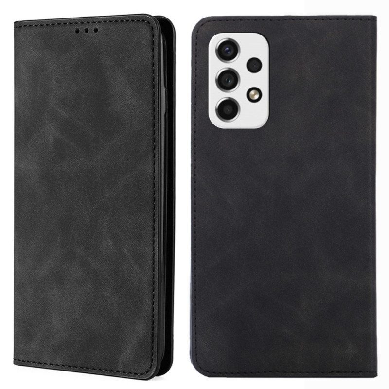 Bescherming Hoesje voor Samsung Galaxy A53 5G Folio-hoesje Retro Lederen Stijl