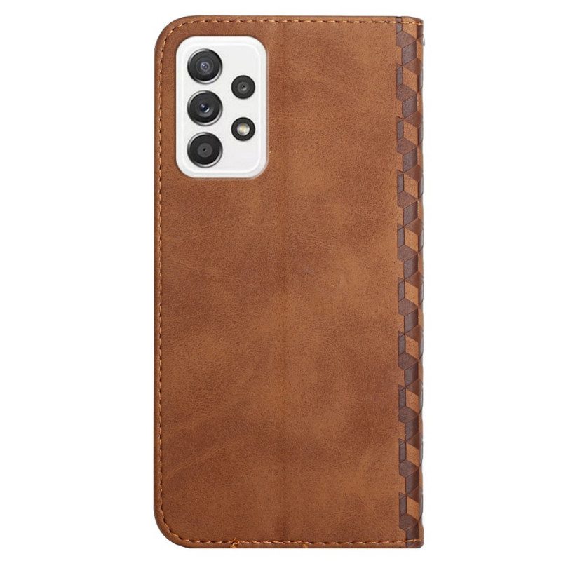 Bescherming Hoesje voor Samsung Galaxy A53 5G Folio-hoesje Stijl Leer 3d-patroon