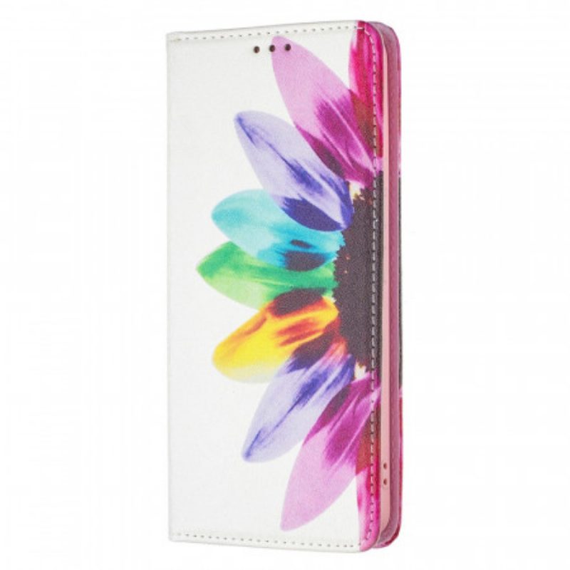 Bescherming Hoesje voor Samsung Galaxy A53 5G Folio-hoesje Waterverf Bloem