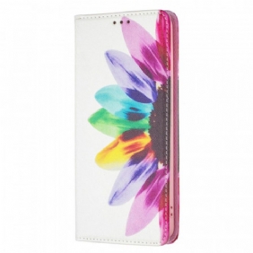 Bescherming Hoesje voor Samsung Galaxy A53 5G Folio-hoesje Waterverf Bloem