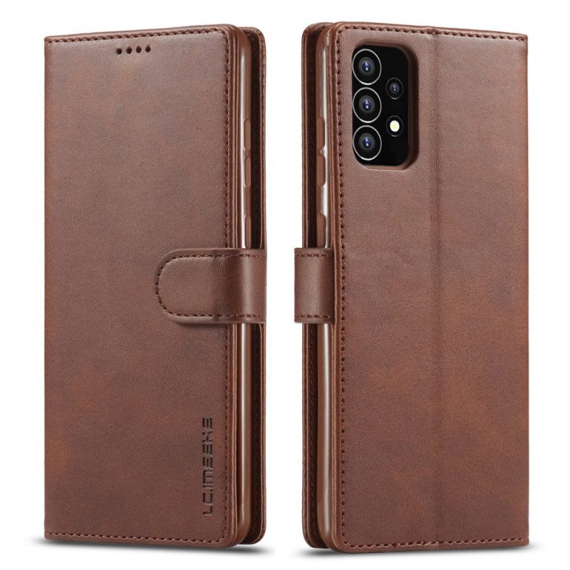 Flip Case voor Samsung Galaxy A53 5G Lc.imeeke Ledereffect