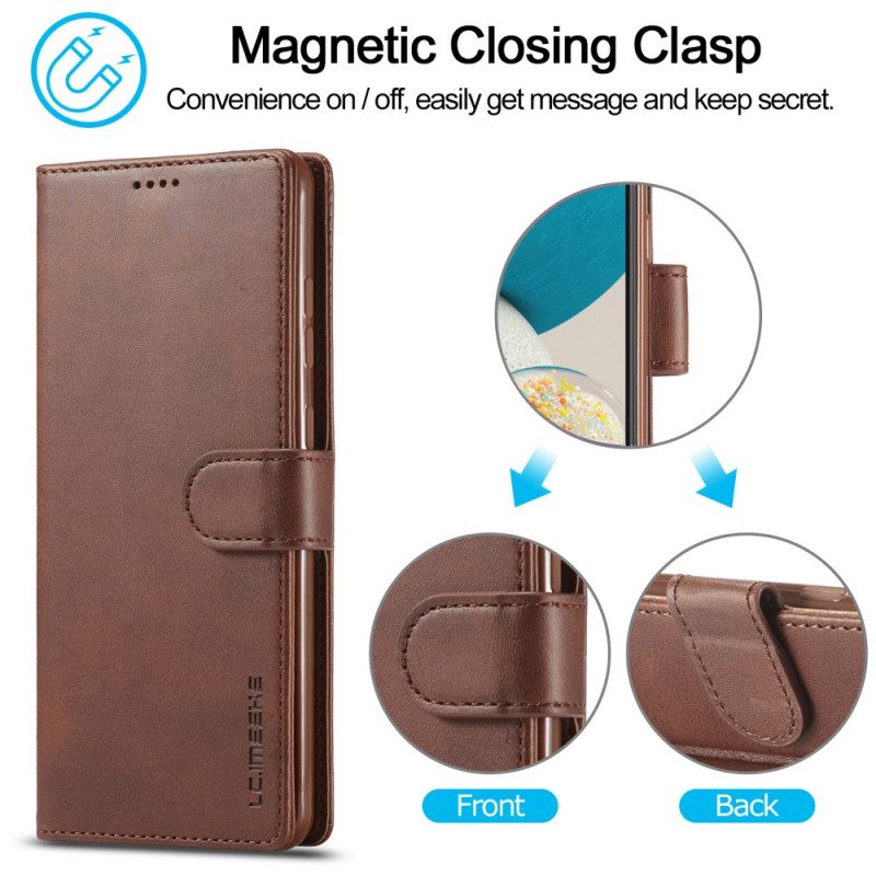 Flip Case voor Samsung Galaxy A53 5G Lc.imeeke Ledereffect