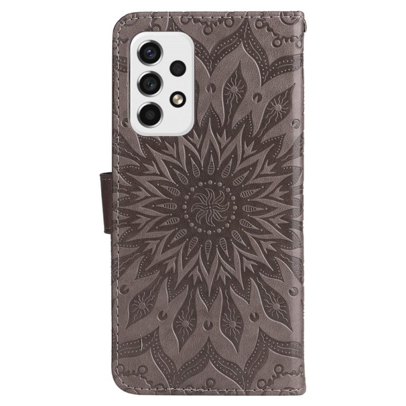 Flip Case voor Samsung Galaxy A53 5G Zonnebloem