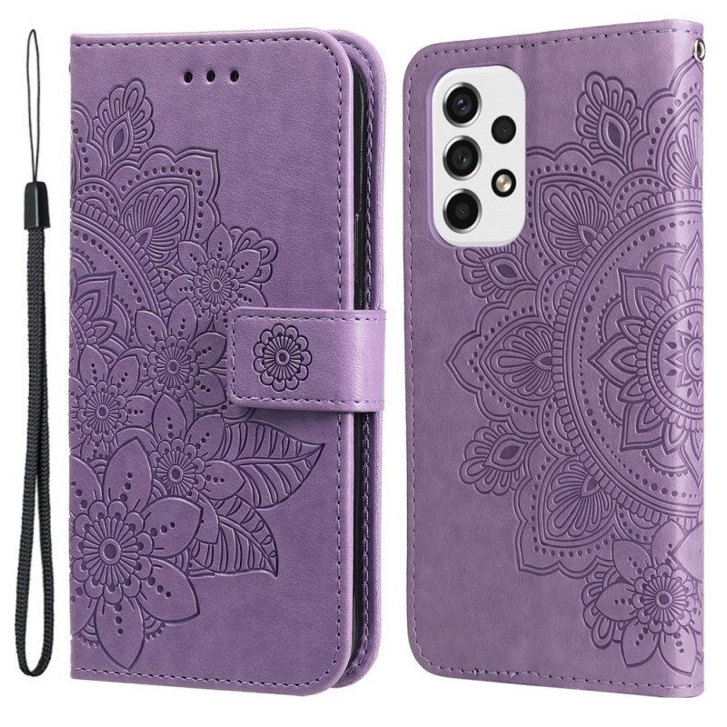 Folio-hoesje voor Samsung Galaxy A53 5G Bloemmandala