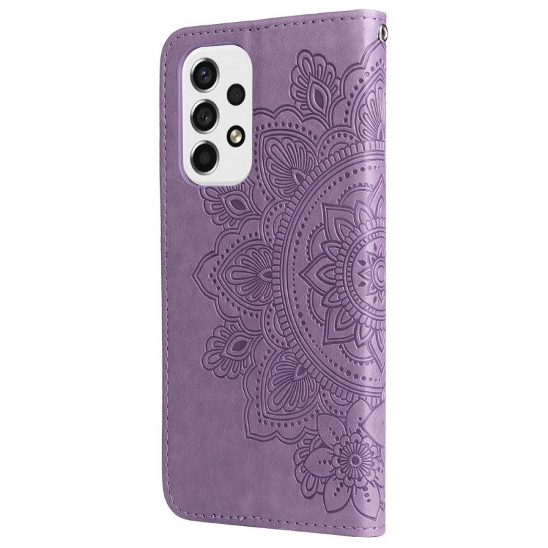 Folio-hoesje voor Samsung Galaxy A53 5G Bloemmandala