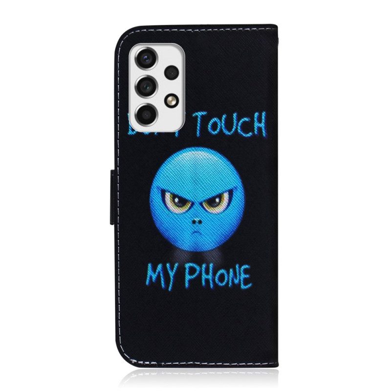 Folio-hoesje voor Samsung Galaxy A53 5G Emoji-telefoon