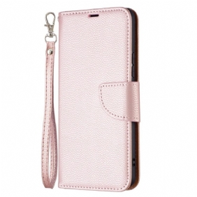 Folio-hoesje voor Samsung Galaxy A53 5G Lychee Schuine Sluiting