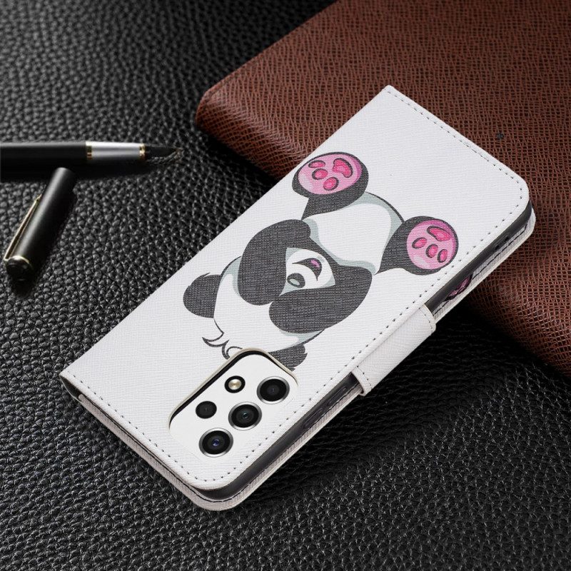 Folio-hoesje voor Samsung Galaxy A53 5G Panda-plezier