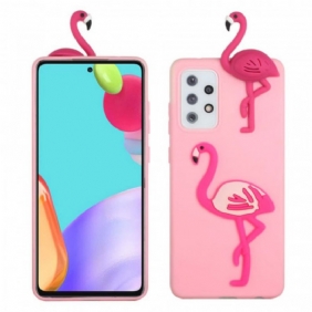 Hoesje voor Samsung Galaxy A53 5G 3d-flamingo