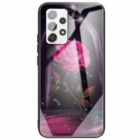 Hoesje voor Samsung Galaxy A53 5G Magisch Roze Gehard Glas