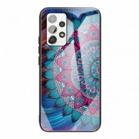 Hoesje voor Samsung Galaxy A53 5G Mandala Gehard Glas