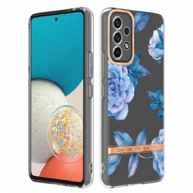 Hoesje voor Samsung Galaxy A53 5G Naadloze Bloemen