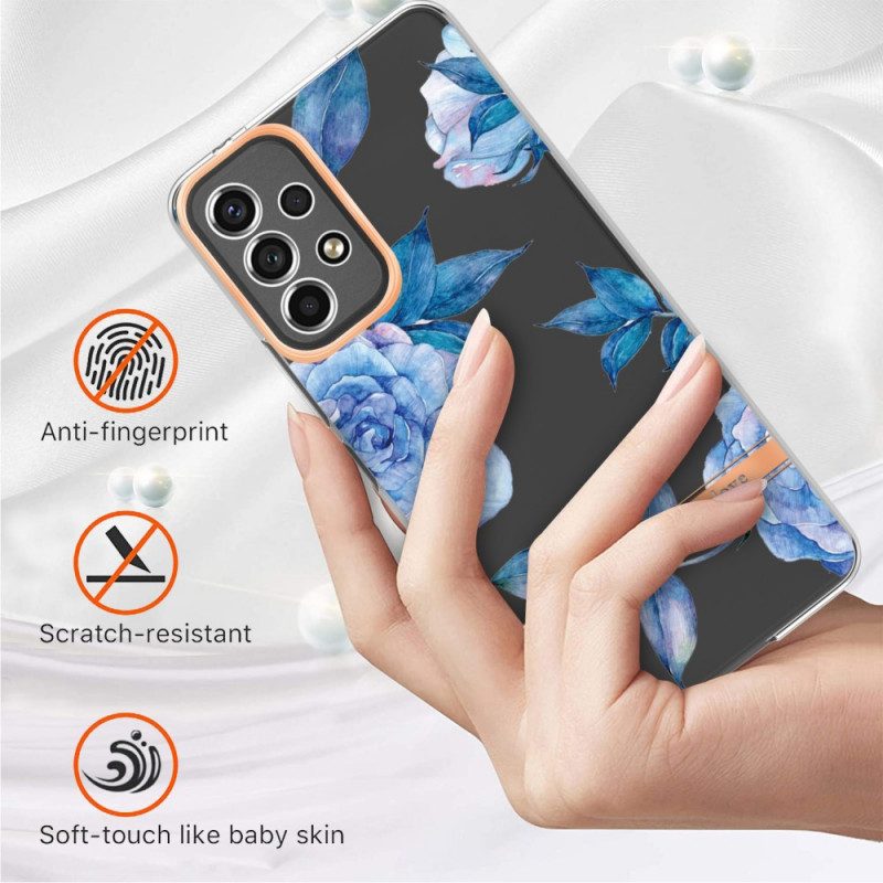 Hoesje voor Samsung Galaxy A53 5G Naadloze Bloemen