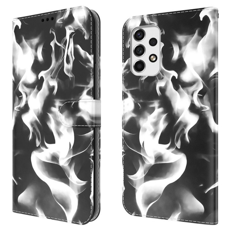 Leren Hoesje voor Samsung Galaxy A53 5G Abstract Patroon