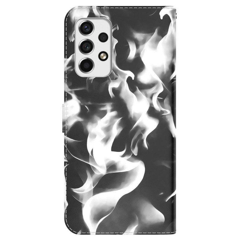 Leren Hoesje voor Samsung Galaxy A53 5G Abstract Patroon