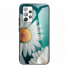 Telefoonhoesje voor Samsung Galaxy A53 5G Daisy Gehard Glas