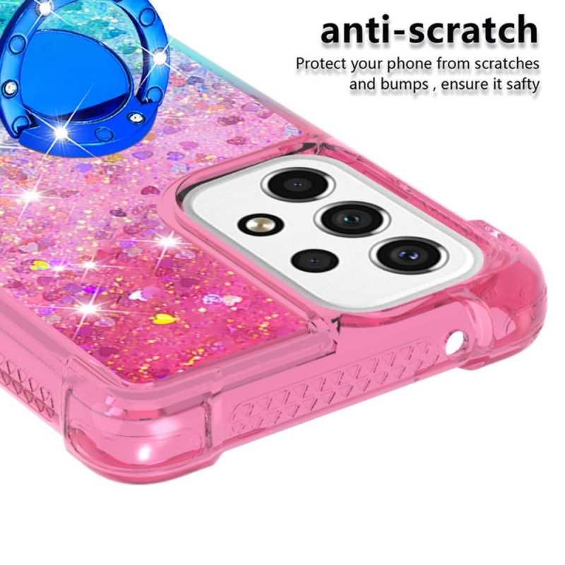 Telefoonhoesje voor Samsung Galaxy A53 5G Glitter Ringbeugel