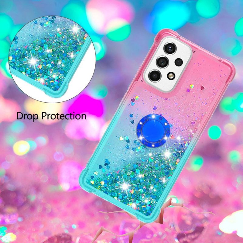 Telefoonhoesje voor Samsung Galaxy A53 5G Glitter Ringbeugel