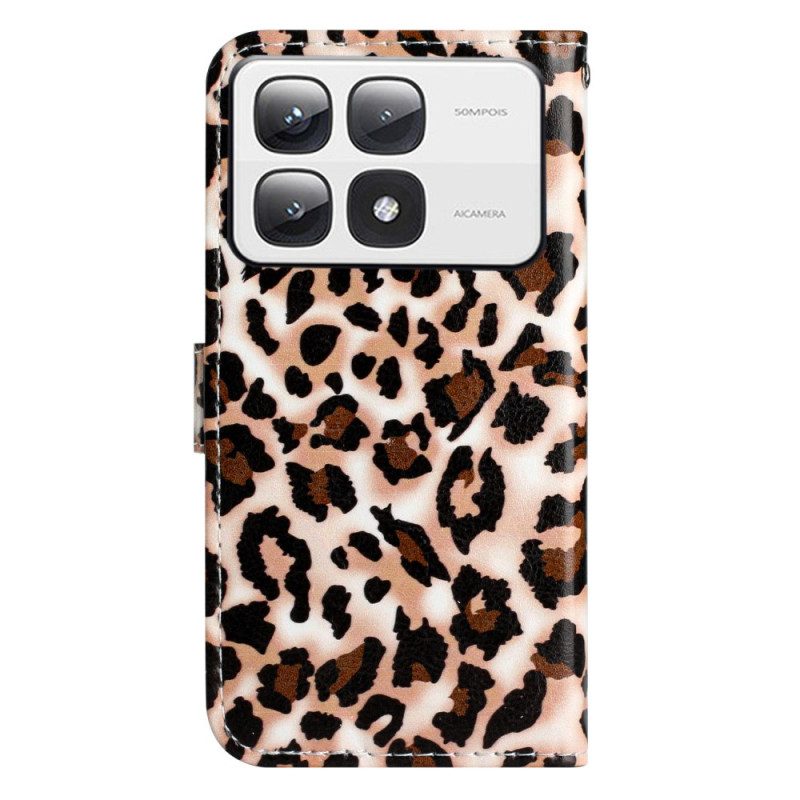 Bescherming Hoesje Xiaomi 14t Pro Luipaardprint