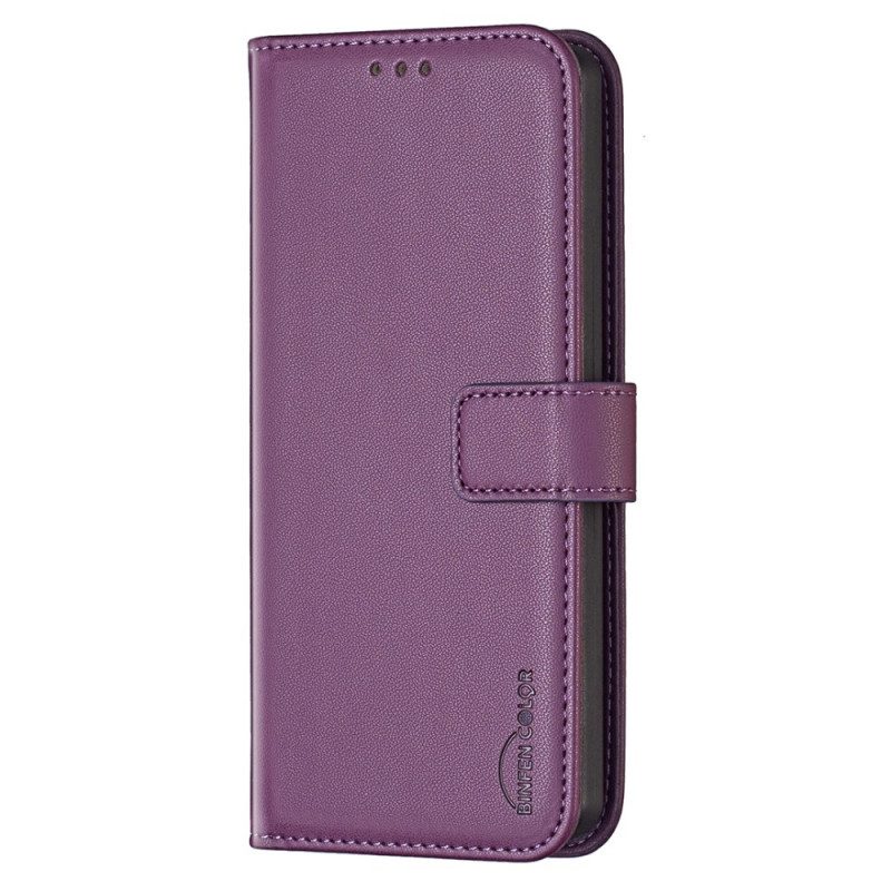 Flip Case Leren Xiaomi 14t Pro Binfen Kleur