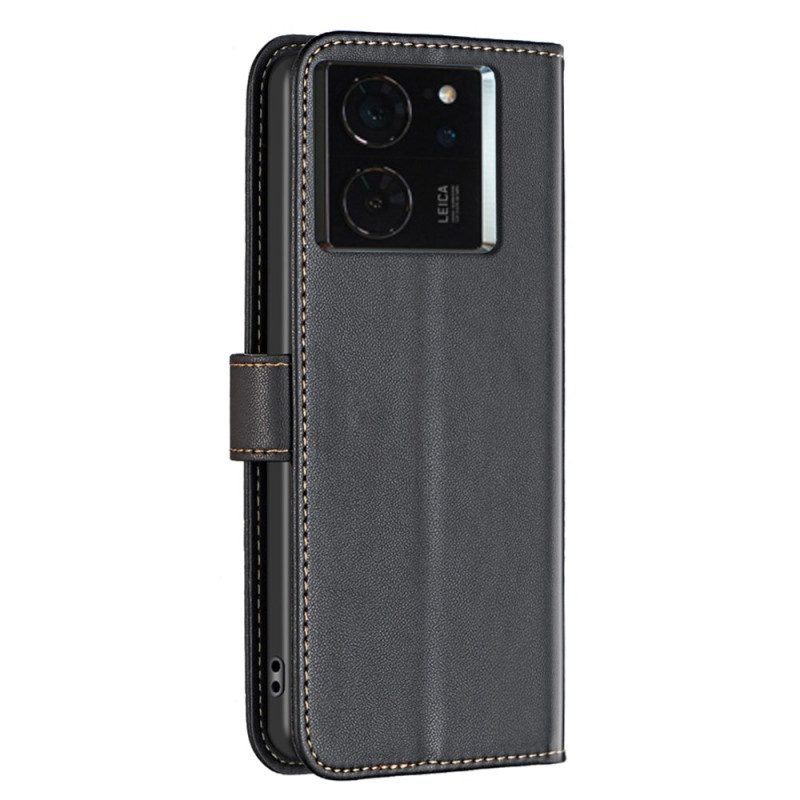 Flip Case Leren Xiaomi 14t Pro Binfen Kleur