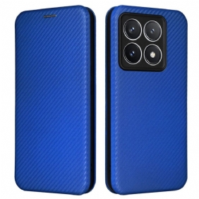 Folio-hoesje Xiaomi 14t Pro Koolstofvezel