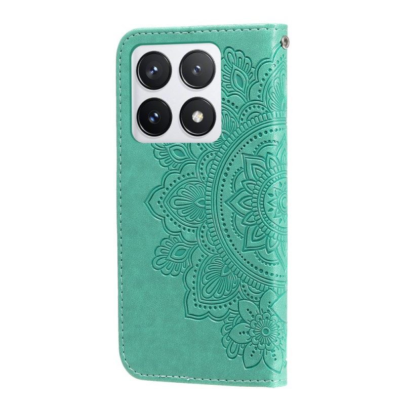 Folio-hoesje Xiaomi 14t Pro Telefoonhoesje Mandala-opdruk