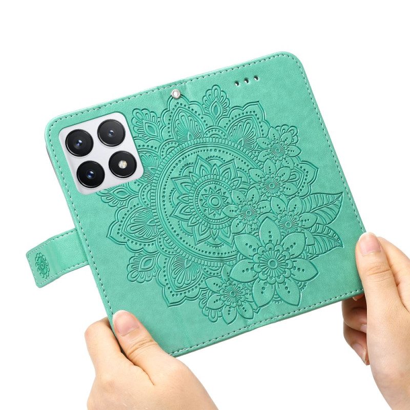 Folio-hoesje Xiaomi 14t Pro Telefoonhoesje Mandala-opdruk