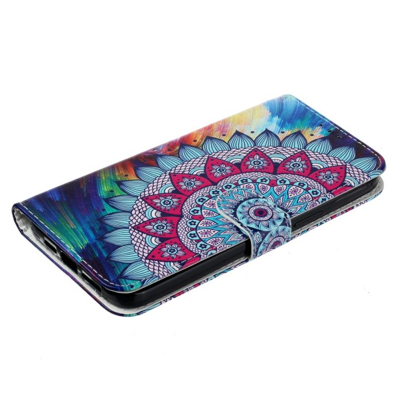 Folio-hoesje Xiaomi 14t Pro Telefoonhoesje Mandala-premium