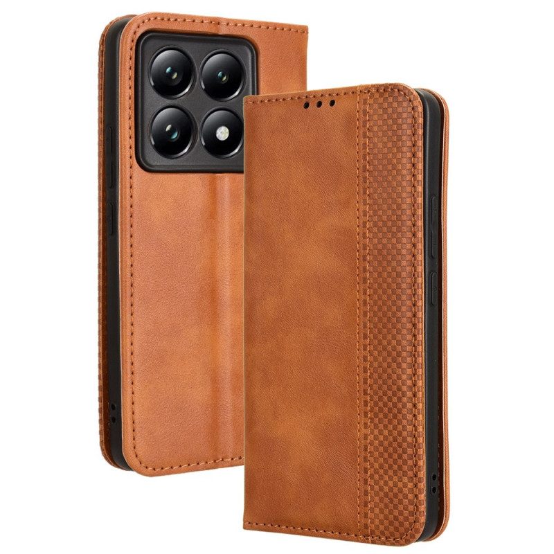 Folio-hoesje Xiaomi 14t Pro Vintage Fries Bescherming Hoesje