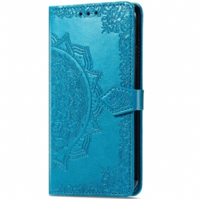 Leren Hoesje Voor Xiaomi 14t Pro Barokke Mandala