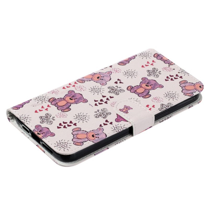 Leren Hoesje Voor Xiaomi 14t Pro Berenwelpen