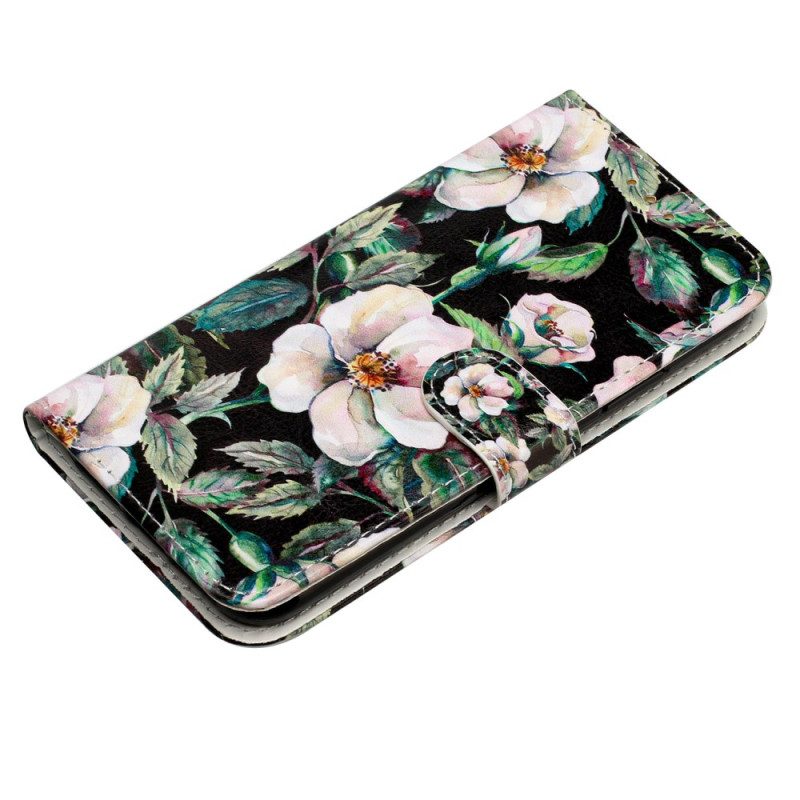 Leren Hoesje Xiaomi 14t Pro Magnolia'spatroon