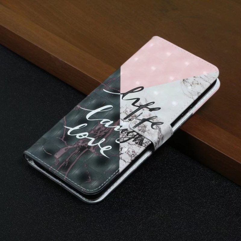 Leren Hoesje Xiaomi 14t Pro Marmer 3 Kleuren Bescherming Hoesje