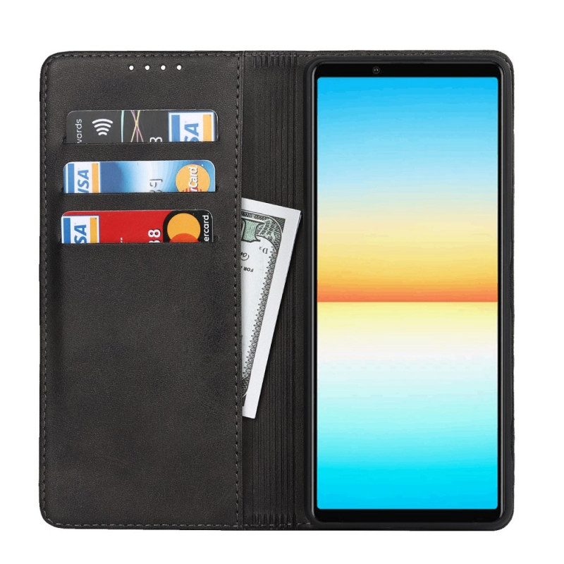 Bescherming Hoesje voor Sony Xperia 1 IV Folio-hoesje Klassieke Stijl