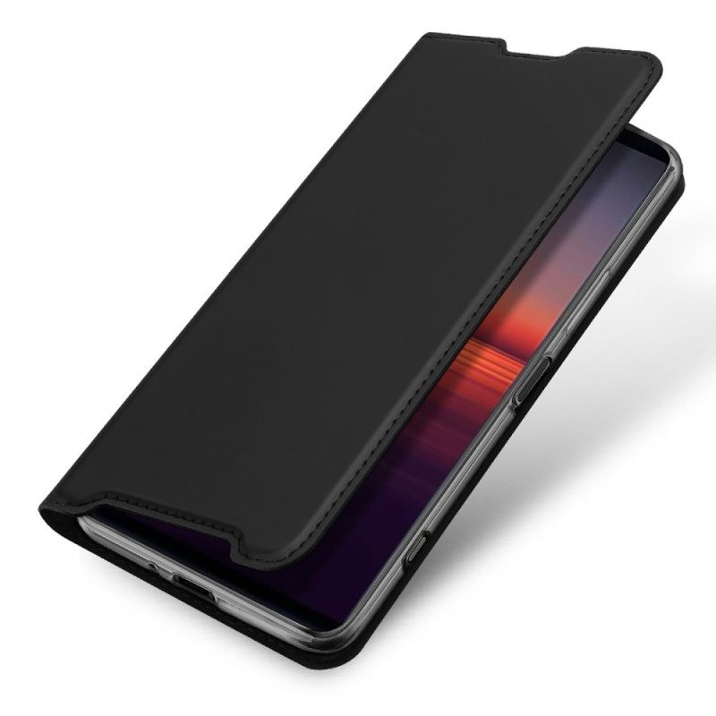 Bescherming Hoesje voor Sony Xperia 1 IV Folio-hoesje Skin Pro-serie Dux Ducis