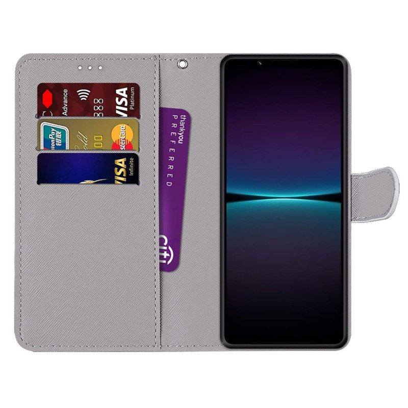 Flip Case voor Sony Xperia 1 IV Limoenen